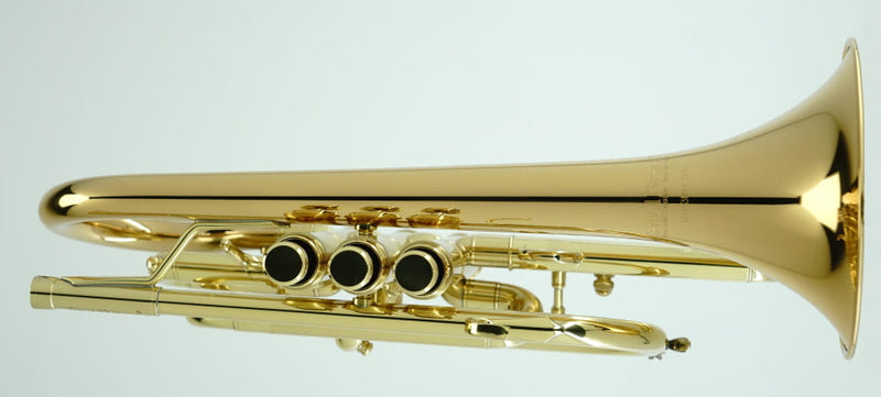 CarolBrass CCR-3880-GSS-Bb-L All Around Cornet with Case Lacquer Finish - Musical Instrument Warehouse