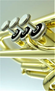 Carol Brass Student Model Trumpet – CTR‐1000H‐YSS‐Bb-L - Yellow Brass Lacquer Finish - Musical Instrument Warehouse