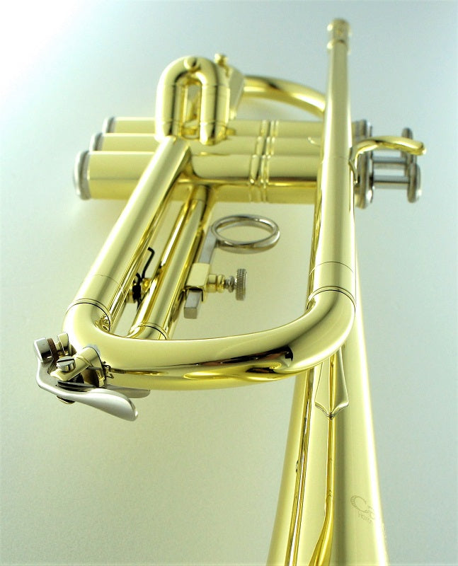 Carol Brass Student Model Trumpet – CTR‐1000H‐YSS‐Bb-L - Yellow Brass Lacquer Finish - Musical Instrument Warehouse