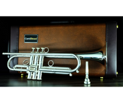 CarolBrass Andrea Giuffredi Signature Series "Commercial" Model Trumpet Silver - Musical Instrument Warehouse