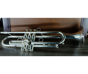 CarolBrass Andrea Giuffredi Signature Series "Commercial" Model Trumpet Silver - Musical Instrument Warehouse