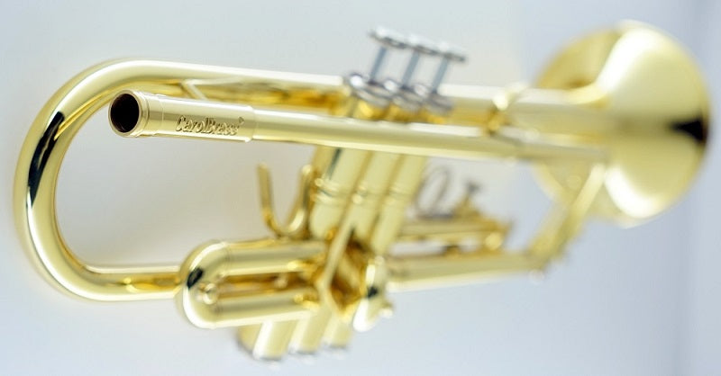 CarolBrass CTR-2000H-YSS-Bb-L Trumpet Lacquered Finish - Musical Instrument Warehouse