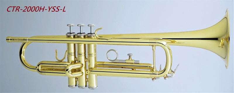 CarolBrass CTR-2000H-YSS-Bb-L Trumpet Lacquered Finish - Musical Instrument Warehouse