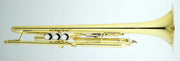 CarolBrass CTR-2000H-YSS-Bb-L Trumpet Lacquered Finish - Musical Instrument Warehouse