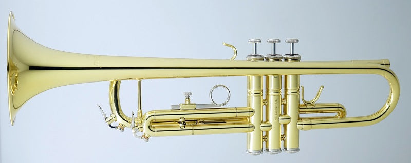 CarolBrass CTR-2000H-YSS-Bb-L Trumpet Lacquered Finish - Musical Instrument Warehouse