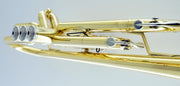 CarolBrass CTR-2000H-YSS-Bb-L Trumpet Lacquered Finish - Musical Instrument Warehouse