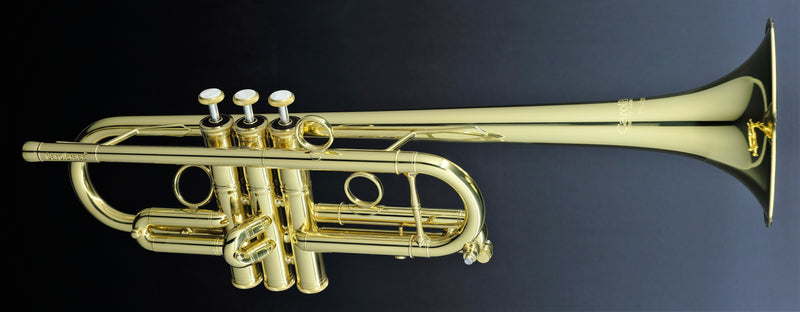 CarolBrass CTR-4000H-YSS-C-L Trumpet Lacquered Finish - Musical Instrument Warehouse