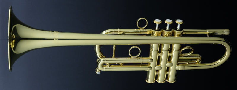 CarolBrass CTR-4000H-YSS-C-L Trumpet Lacquered Finish - Musical Instrument Warehouse