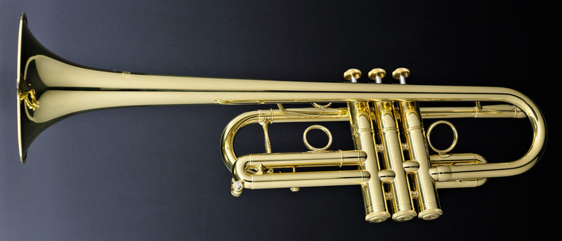 CarolBrass CTR-4000H-YSS-C-L Trumpet Lacquered Finish - Musical Instrument Warehouse