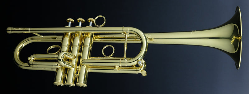 CarolBrass CTR-4000H-YSS-C-L Trumpet Lacquered Finish - Musical Instrument Warehouse