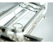 CarolBrass CTR-5060H-GSS-Bb-S Professional Bb Trumpet - Silver Plated with Case - Musical Instrument Warehouse