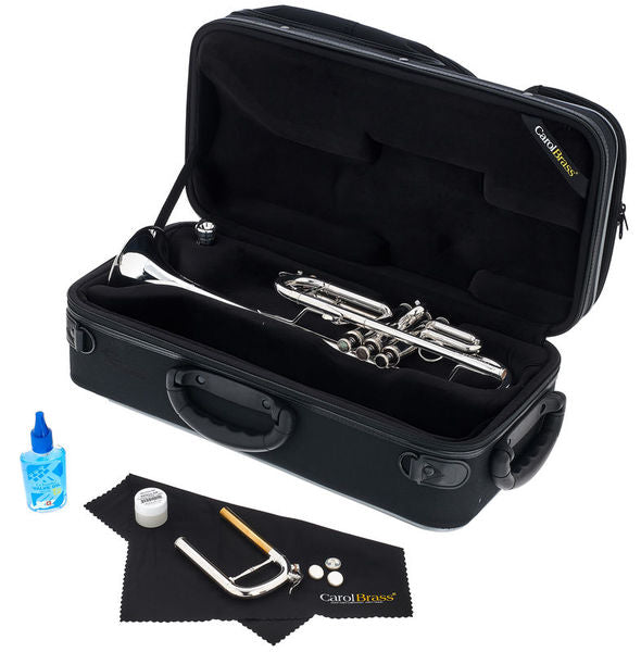 CarolBrass CTR-5060H-GSS-C-S Trumpet with Case - Musical Instrument Warehouse