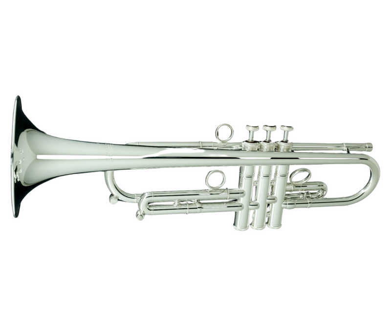 CarolBrass Signature Series Andrea Giuffredi "All-around" Model Trumpet Silver - Musical Instrument Warehouse