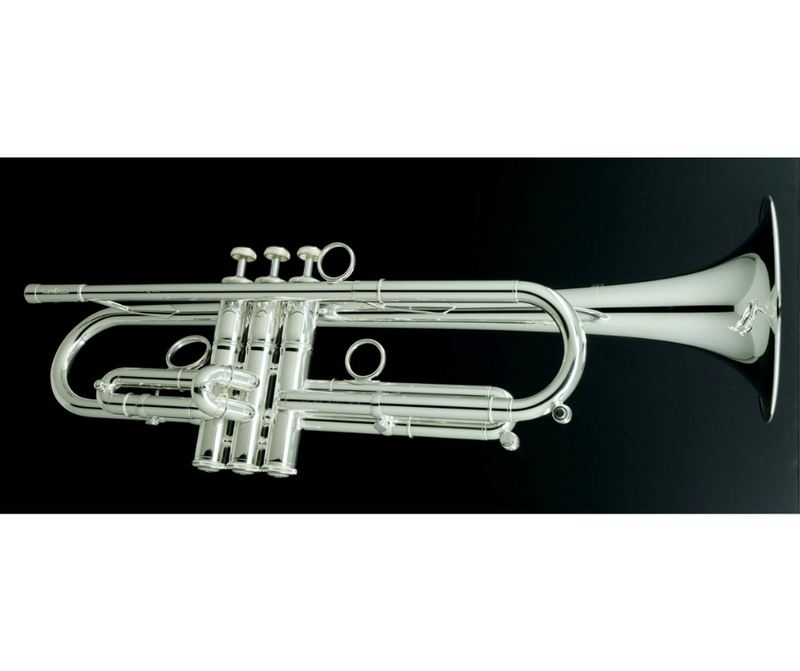 CarolBrass Signature Series Andrea Giuffredi "All-around" Model Trumpet Silver - Musical Instrument Warehouse