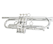 CarolBrass Signature Series Andrea Giuffredi "All-around" Model Trumpet Silver - Musical Instrument Warehouse