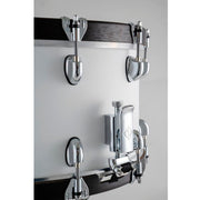 Dixon Classic Series 8"X14" Satin White Maple/Wenge Wood Hoop Snare Drum - SCL814SSW - Musical Instrument Warehouse