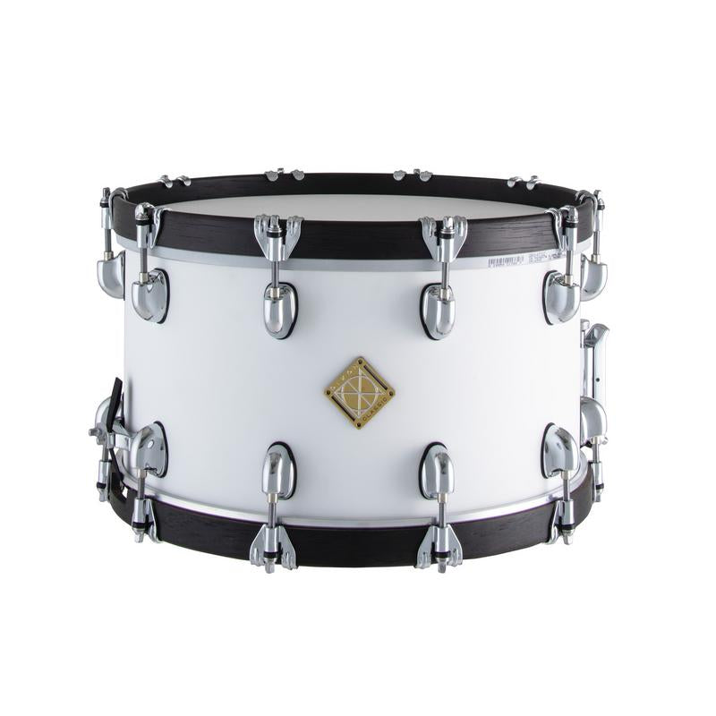 Dixon Classic Series 8"X14" Satin White Maple/Wenge Wood Hoop Snare Drum - SCL814SSW - Musical Instrument Warehouse