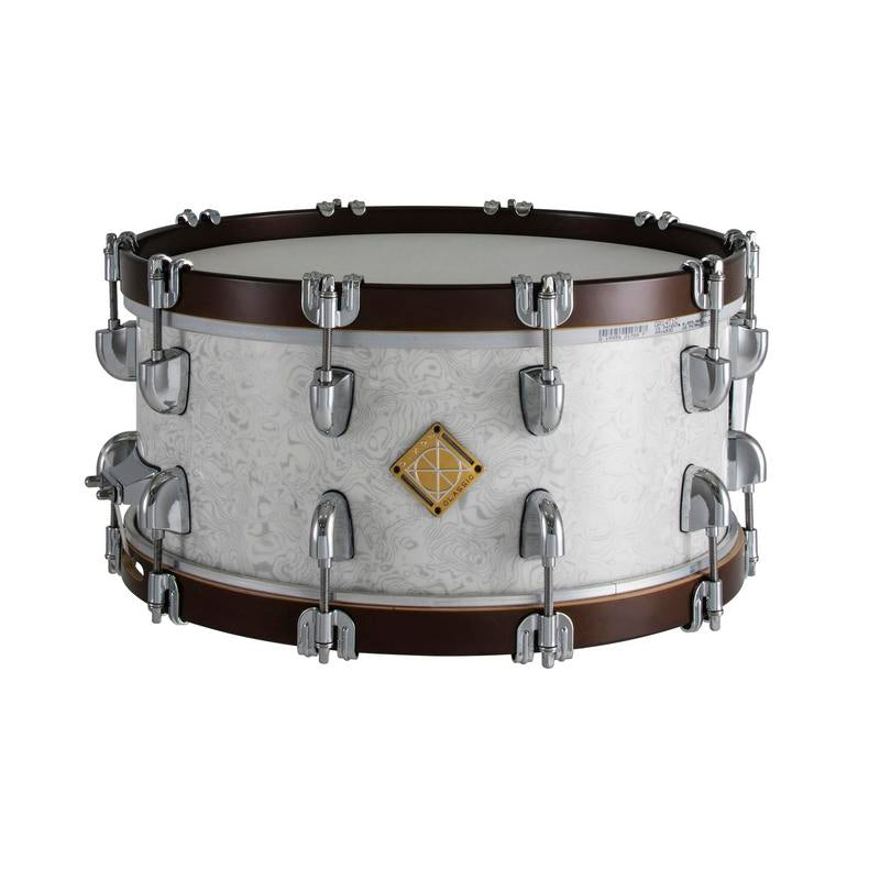 Dixon Classic Sub Zero White Maple Hoop 6.5″ x 14″ - SCL654SWM - Musical Instrument Warehouse