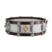 Dixon SCL354SWM Classic Series 3.5"x14" Sub Zero White Wood Hoops Snare Drum - Musical Instrument Warehouse