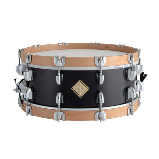 Dixon SCL554SBM Classic 5.5"x14" Satin Black Wood Hoops Snare Drum - Musical Instrument Warehouse