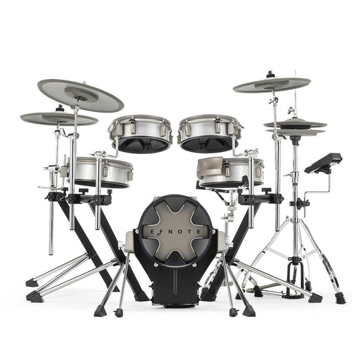 EFNOTE 3B Acoustic Designed Electronic Drum Set, MIDI , w/360 Triggering, , 3 Zone, 8ch XLR - White Sparkle - Musical Instrument Warehouse