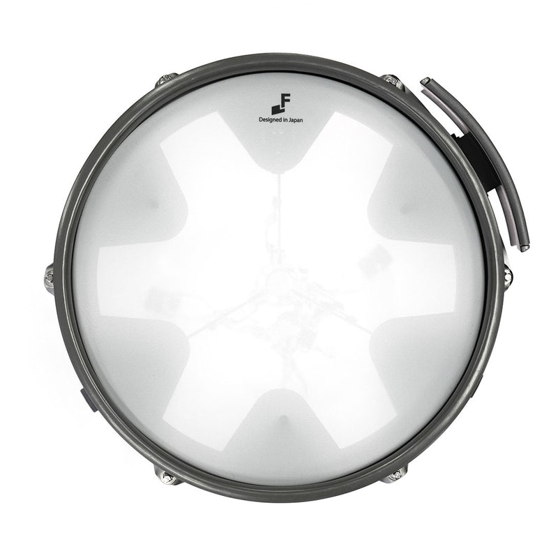 EFNOTE 3X Acoustic Designed Electronic Drum Set, MIDI , w/360 Triggering, , 3 Zone, 8ch XLR - Black Oak Wrap - Musical Instrument Warehouse