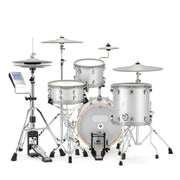 EFNOTE 5 Acoustic Designed Electronic Drum Set, MIDI, w/360 Triggering, 3 Zone, 8ch XLR - White Sparkle - Musical Instrument Warehouse
