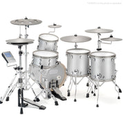 EFNOTE 5 Acoustic Designed Electronic Drum Set, MIDI, w/360 Triggering, 3 Zone, 8ch XLR - White Sparkle - Musical Instrument Warehouse
