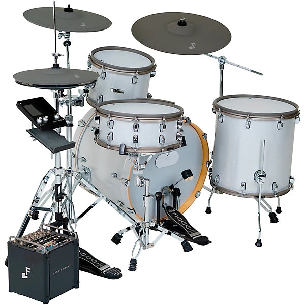 EFNOTE PRO Acoustic Design 700 Electronic Drum Set: Premium 360 Triggering & 3-Zone Cymbals, Stage Box with 12 Direct XLR Outs - Musical Instrument Warehouse