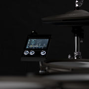 EFNOTE PRO Acoustic Design 703X Special Electronic Drum Set: Complete Drum Kit Solution with 360 Triggering for Cymbals, Stage Box with 12 Direct XLR Outs Black Oak Wrap - Musical Instrument Warehouse