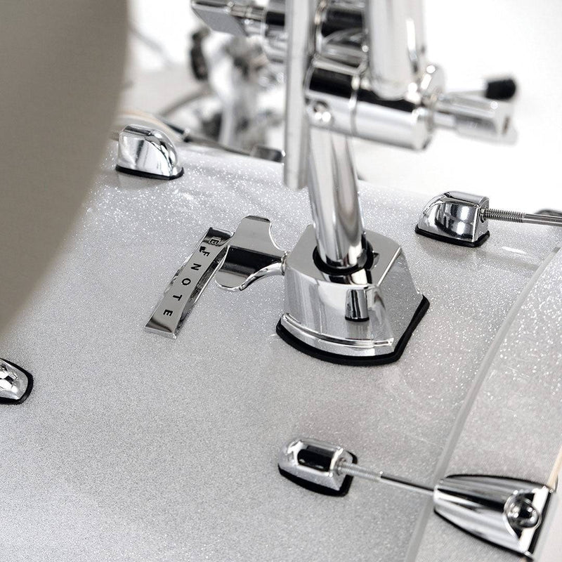 EFNOTE 5 Acoustic Designed Electronic Drum Set, MIDI, w/360 Triggering, 3 Zone, 8ch XLR - White Sparkle - Musical Instrument Warehouse