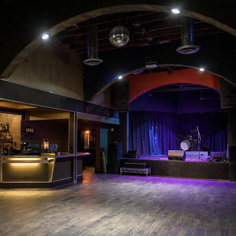 EFNOTE PRO Acoustic Design 703X Special Electronic Drum Set: Complete Drum Kit Solution with 360 Triggering for Cymbals, Stage Box with 12 Direct XLR Outs Black Oak Wrap - Musical Instrument Warehouse