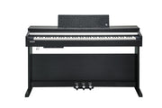 Kurzweil CUP M1 Home Digital Upright Piano | 88 Keys, Bluetooth+MIDI & USB Connectivity, Black - Musical Instrument Warehouse