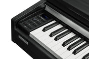Kurzweil CUP M1 Home Digital Upright Piano | 88 Keys, Bluetooth+MIDI & USB Connectivity, Black - Musical Instrument Warehouse
