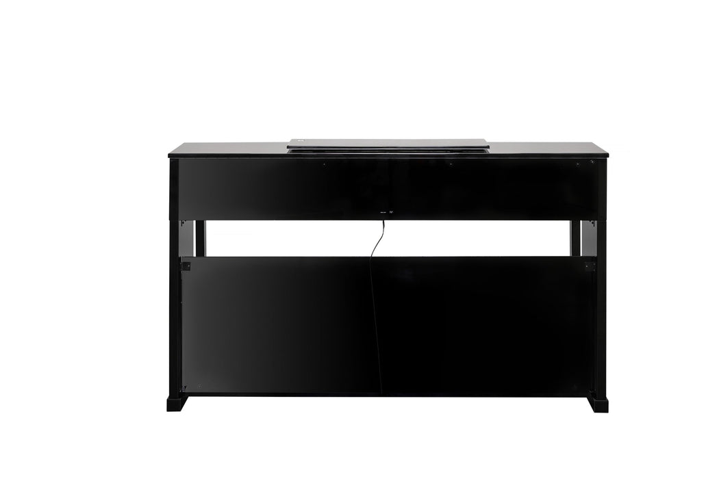 Kurzweil CUP P1 Home Digital Upright Piano | 88 Keys, Bluetooth+MIDI & USB Connectivity, Black Polish - Musical Instrument Warehouse