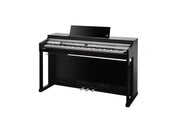 Kurzweil CUP P1 Home Digital Upright Piano | 88 Keys, Bluetooth+MIDI & USB Connectivity, Black Polish - Musical Instrument Warehouse