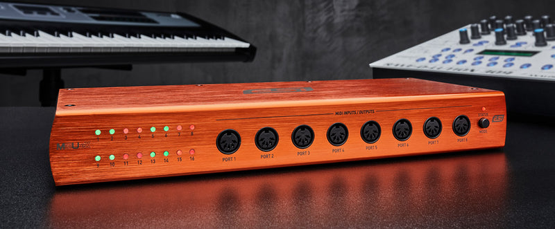 ESI M8U eX - 16-port USB 3.0 MIDI interface with USB hub - Musical Instrument Warehouse