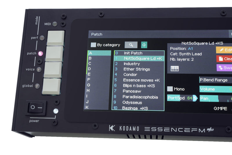 Kodamo Essence FM MKII Digital FM Synthesizer Module - Musical Instrument Warehouse