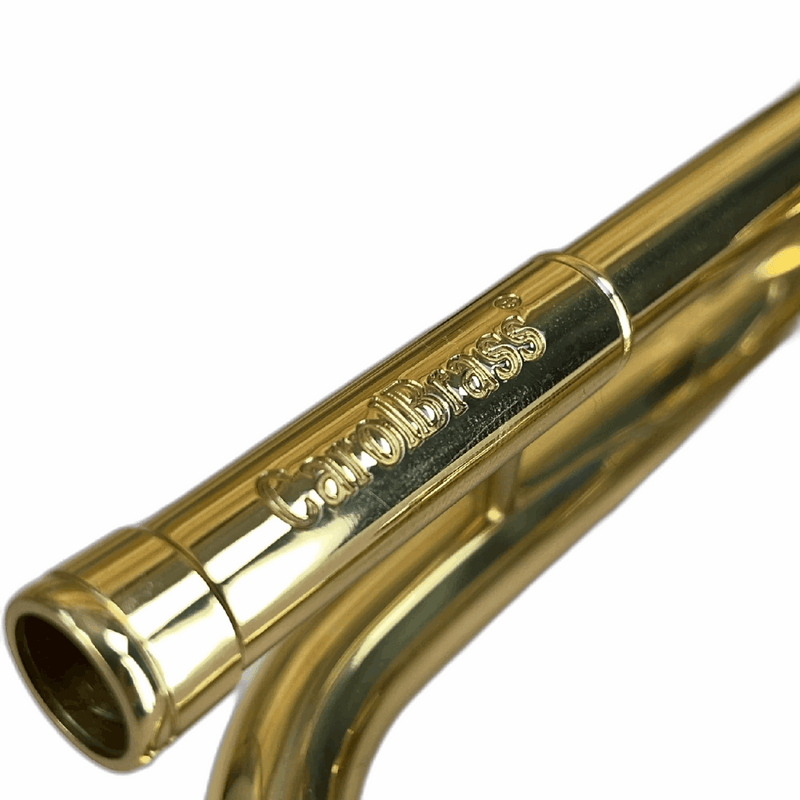 Carol Brass Student Model Trumpet – CTR‐1000H‐YSS‐Bb-L - Yellow Brass Lacquer Finish - Musical Instrument Warehouse