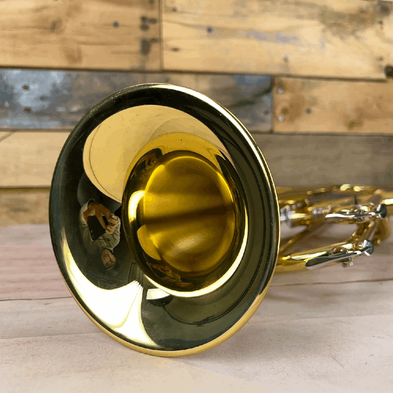 Carol Brass Student Model Trumpet – CTR‐1000H‐YSS‐Bb-L - Yellow Brass Lacquer Finish - Musical Instrument Warehouse