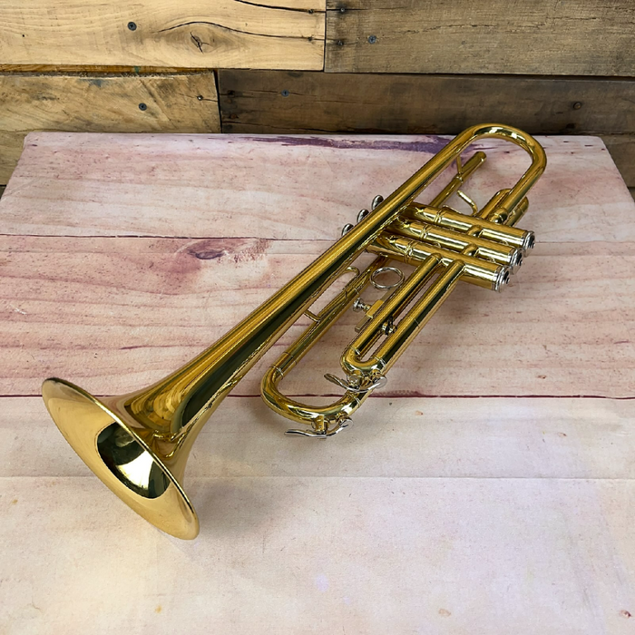 Carol Brass Student Model Trumpet – CTR‐1000H‐YSS‐Bb-L - Yellow Brass Lacquer Finish