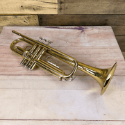 Carol Brass Student Model Trumpet – CTR‐1000H‐YSS‐Bb-L - Yellow Brass Lacquer Finish - Musical Instrument Warehouse