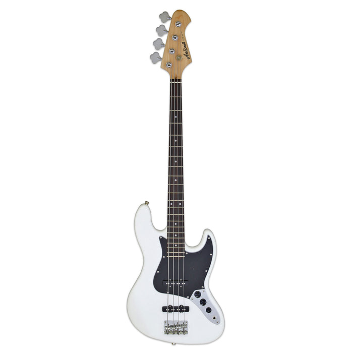 Aria STB-JB/B Electric Jazz Bass Guitar White