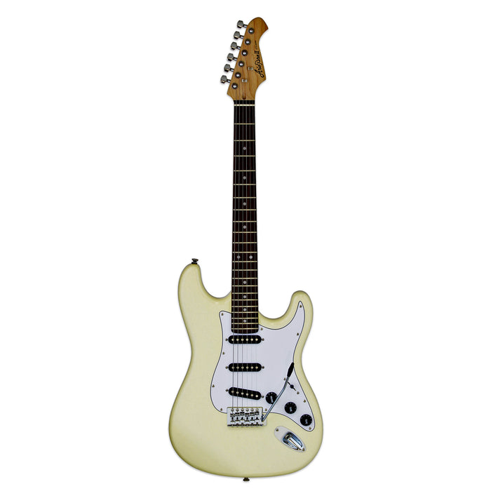 Aria Pro II STG-003SPL Vintage White Electric Guitar