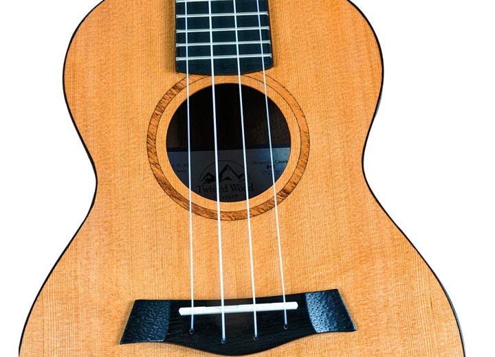 Twisted Wood SE-900T Sierra Tenor Ukulele Cedar Top - Musical Instrument Warehouse