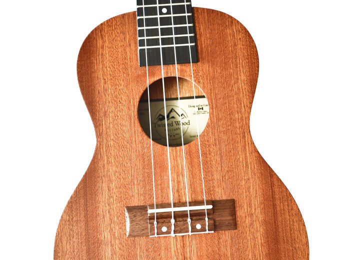 Twisted Wood TY-050T Tyro Laminate Sapele Tenor Ukulele - Musical Instrument Warehouse